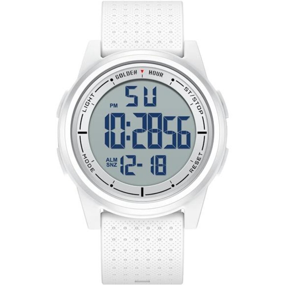 Ultra-Thin Minimalist Sports Waterproof Digital Watches Men with Wide-Angle
